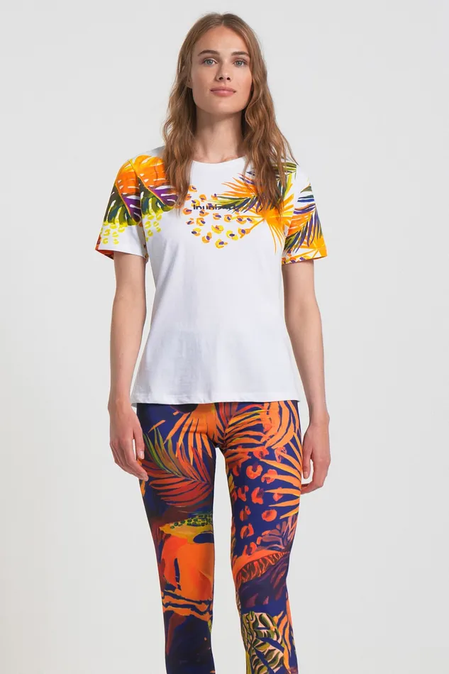Tropical Tshirt Women Desigual Sportswear