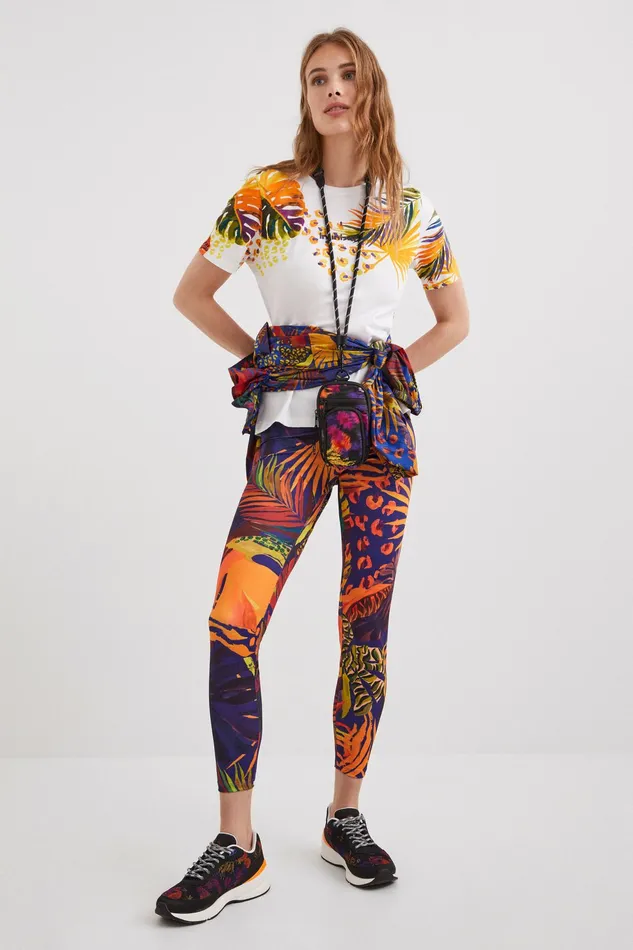 Tropical Tshirt Women Desigual Sportswear