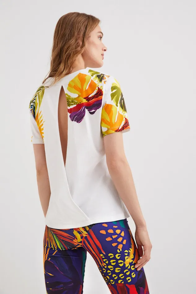 Tropical Tshirt Women Desigual Sportswear