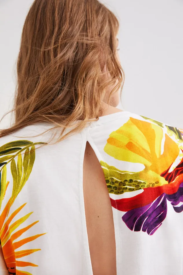 Tropical Tshirt Women Desigual Sportswear