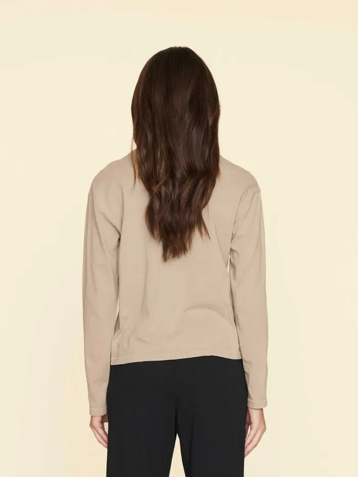 Twine Taupe Nico Tee Sweats and Tees XRENA Women Twine Taupe Nico Tee Sweats and Tees XRENA Women