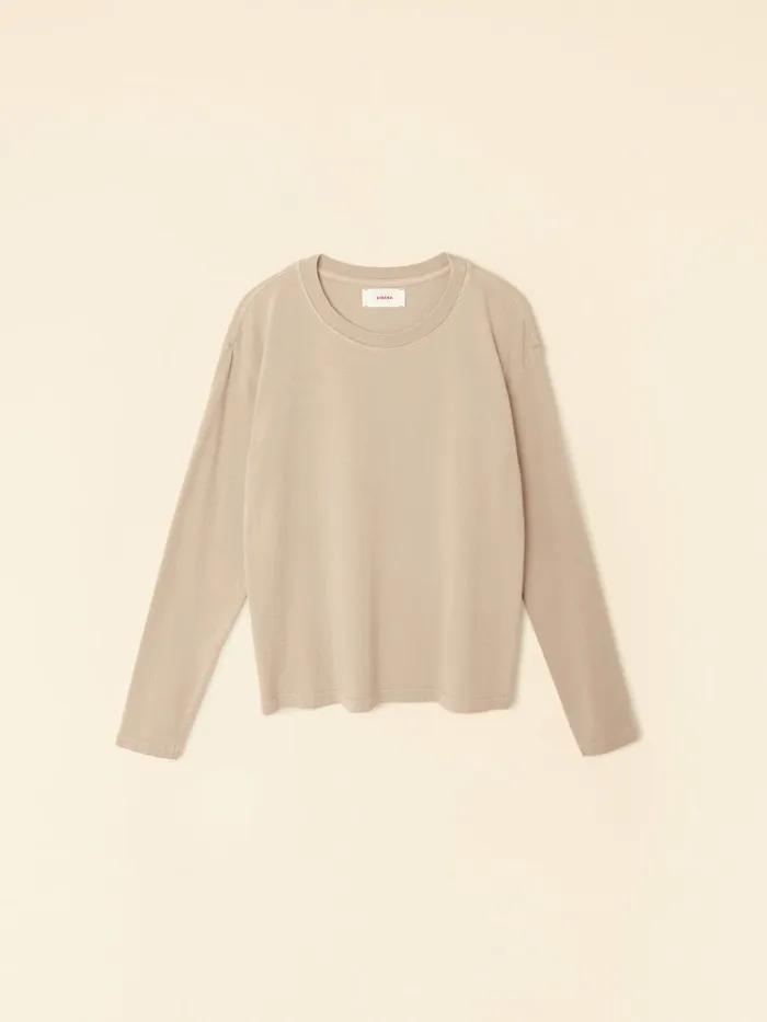 Twine Taupe Nico Tee Sweats and Tees XRENA Women Twine Taupe Nico Tee Sweats and Tees XRENA Women