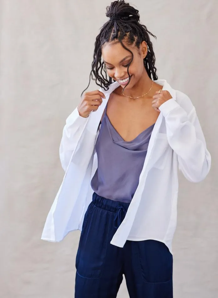 Two Pocket Classic Button Down 8211 White Women Bella Dahl Long Sleeve Two Pocket Classic Button Down 8211 White Women Bella Dahl Long Sleeve