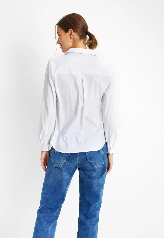 VALERIA SHIRT 15298 010 White 010 Women IN FRONT BLOUSES SHIRTS
