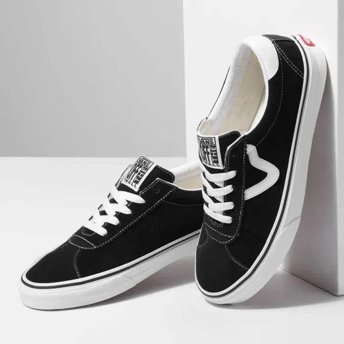 Vans Classics Shoes Men SuedeSport Black Vans Classics Shoes Men SuedeSport Black
