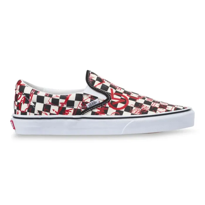 Vans Classics Shoes MenWomen Crew Classic SlipOn CheckerboardRed Vans Classics Shoes MenWomen Crew Classic SlipOn CheckerboardRed