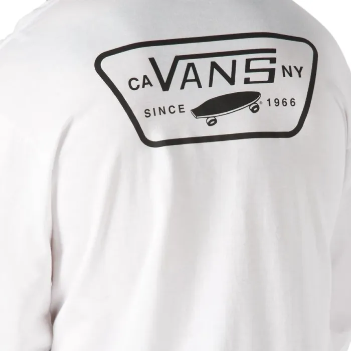 Vans Full Patch Back Long Sleeve TShirt WhiteBlack Men TShirts and Tanks Vans Full Patch Back Long Sleeve TShirt WhiteBlack Men TShirts and Tanks