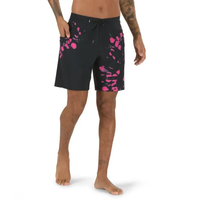 Vans Shorts and Boardshorts Men Tie Dye 188243 Boardshort Black Vans Shorts and Boardshorts Men Tie Dye 188243 Boardshort Black