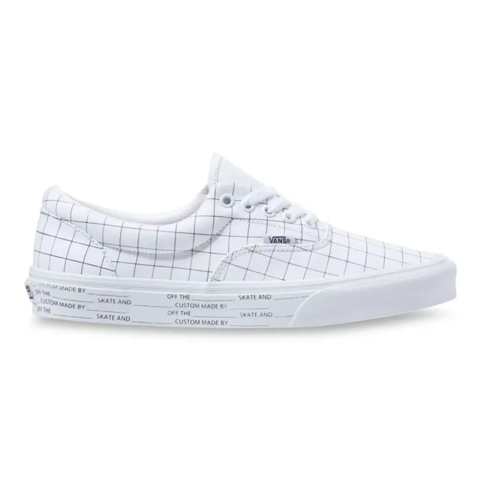 Vans UColor Era CheckerboardTrue White MenWomen Classics Shoes Vans UColor Era CheckerboardTrue White MenWomen Classics Shoes