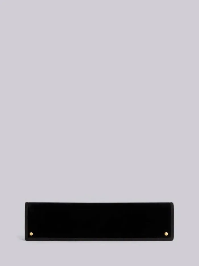 Velvet Grosgrain Frame Limousine Mrs Thom Clutch Black Women Thom Browne Purses and Wallets