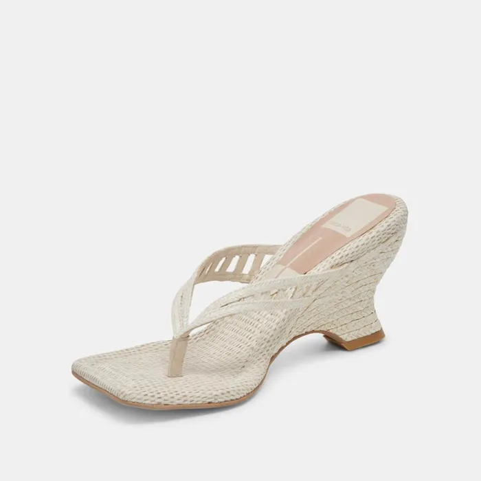 Wedges Women Dolce Vita Nullah Wedges Oatmeal Raffia