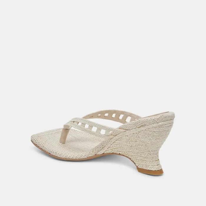 Wedges Women Dolce Vita Nullah Wedges Oatmeal Raffia