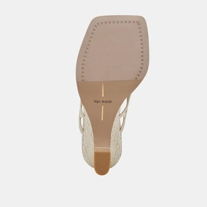 Wedges Women Dolce Vita Nullah Wedges Oatmeal Raffia