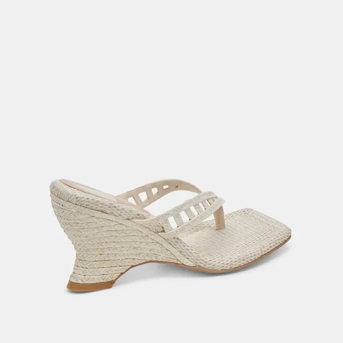 Wedges Women Dolce Vita Nullah Wedges Oatmeal Raffia