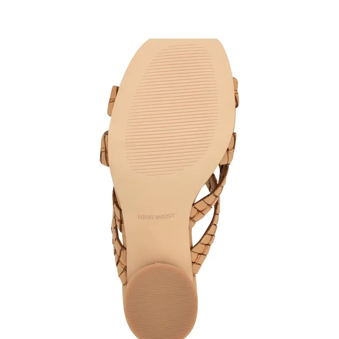 Wenea Strappy Heeled Slide Sandals Wenea Strappy Heeled Slide Sandals
