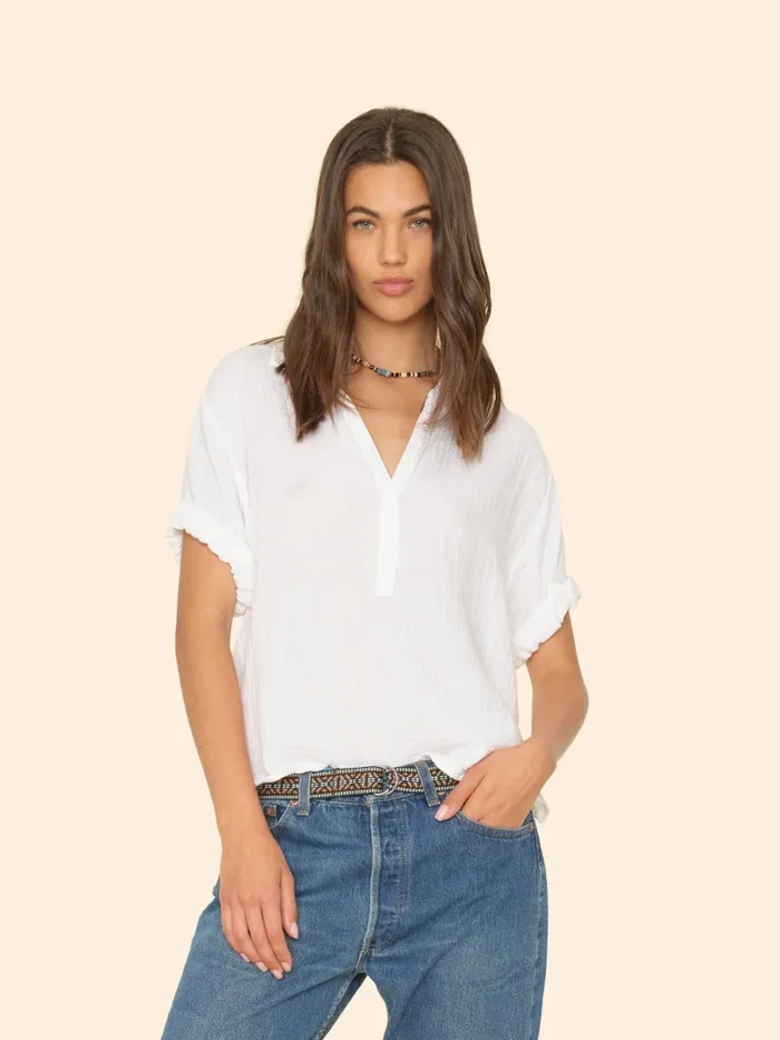 White Cruz Top Women Tops XRENA