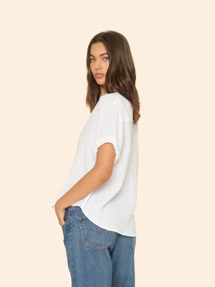 White Cruz Top Women Tops XRENA White Cruz Top Women Tops XRENA