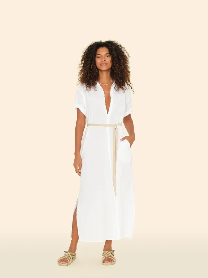 White Linnet Dress Women Dresses XRENA White Linnet Dress Women Dresses XRENA