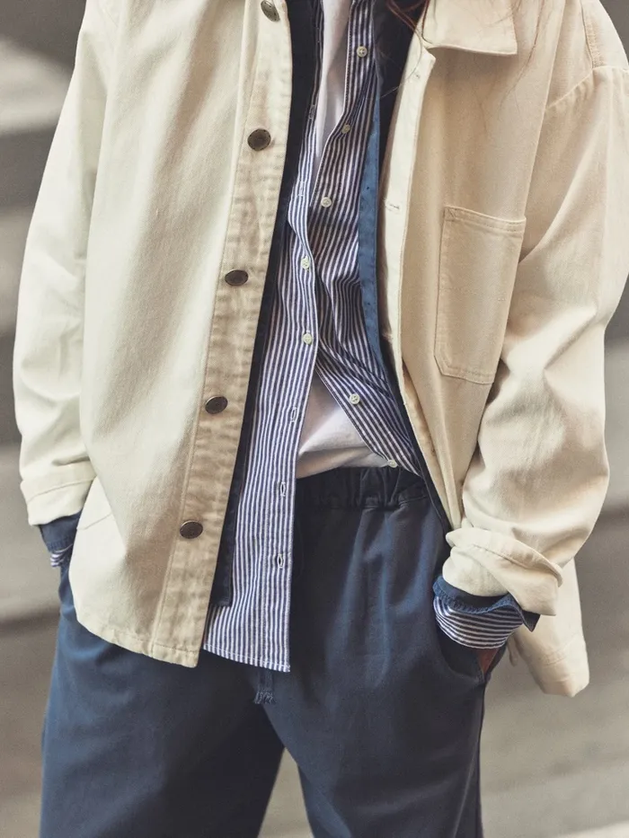 White Stanford Denim Jacket Sweaters and Jackets XRENA Women White Stanford Denim Jacket Sweaters and Jackets XRENA Women