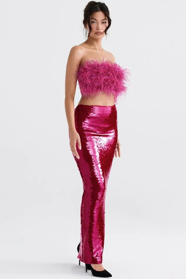 Women Alexis Hot Pint Sequin Maxi Skirt House Of CB Bottoms Women Alexis Hot Pint Sequin Maxi Skirt House Of CB Bottoms