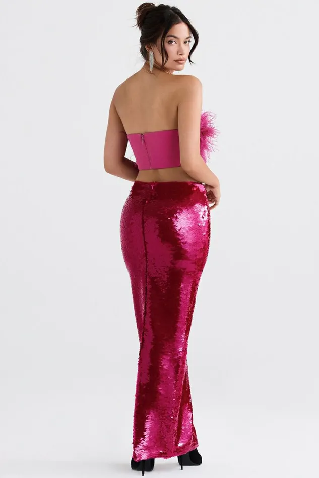 Women Alexis Hot Pint Sequin Maxi Skirt House Of CB Bottoms Women Alexis Hot Pint Sequin Maxi Skirt House Of CB Bottoms