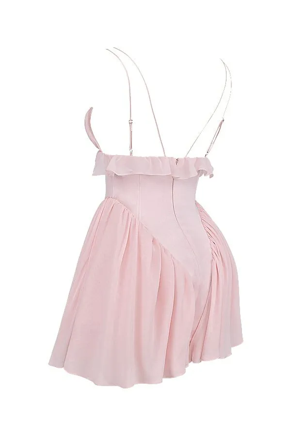 Women Amaris Ballerina Pink Baby Doll Mini Dress House Of CB Dresses Women Amaris Ballerina Pink Baby Doll Mini Dress House Of CB Dresses