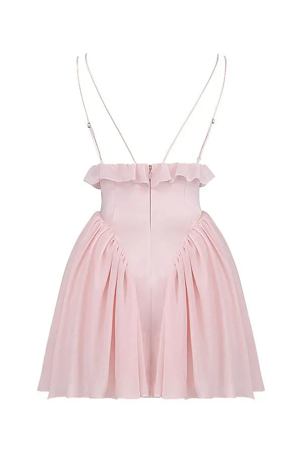 Women Amaris Ballerina Pink Baby Doll Mini Dress House Of CB Dresses Women Amaris Ballerina Pink Baby Doll Mini Dress House Of CB Dresses