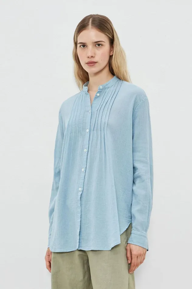Women AMBER 8211 Cotton Shirt 8211 Avio Massimo Alba Shirts
