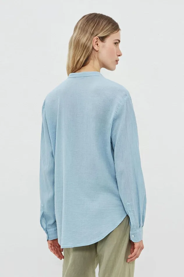 Women AMBER 8211 Cotton Shirt 8211 Avio Massimo Alba Shirts