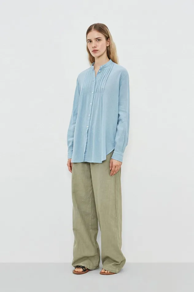Women AMBER 8211 Cotton Shirt 8211 Avio Massimo Alba Shirts