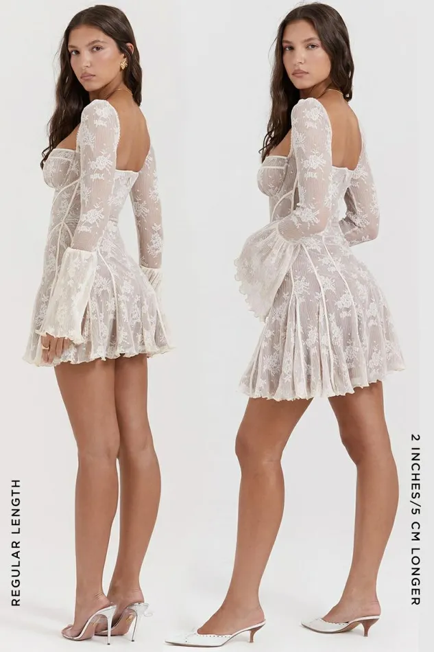 Women Analissa Vintage Cream Lace Corset Dress House Of CB Dresses Women Analissa Vintage Cream Lace Corset Dress House Of CB Dresses