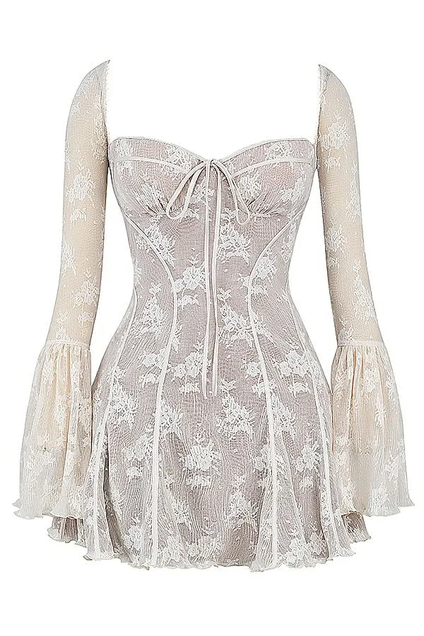 Women Analissa Vintage Cream Lace Corset Dress House Of CB Dresses Women Analissa Vintage Cream Lace Corset Dress House Of CB Dresses