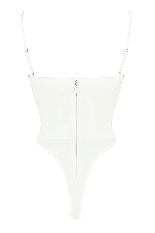 Women Avery Ivory Underwired Bodysuit House Of CB Corsets Women Avery Ivory Underwired Bodysuit House Of CB Corsets