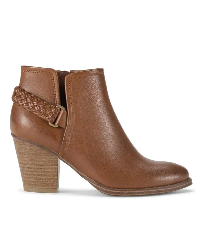 Women Baretraps Booties Charlotte Block Heel Bootie Walnut Women Baretraps Booties Charlotte Block Heel Bootie Walnut