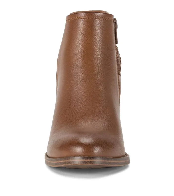 Women Baretraps Booties Charlotte Block Heel Bootie Walnut Women Baretraps Booties Charlotte Block Heel Bootie Walnut