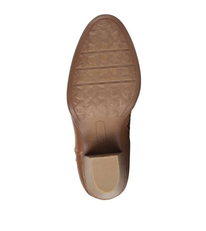 Women Baretraps Booties Charlotte Block Heel Bootie Walnut Women Baretraps Booties Charlotte Block Heel Bootie Walnut