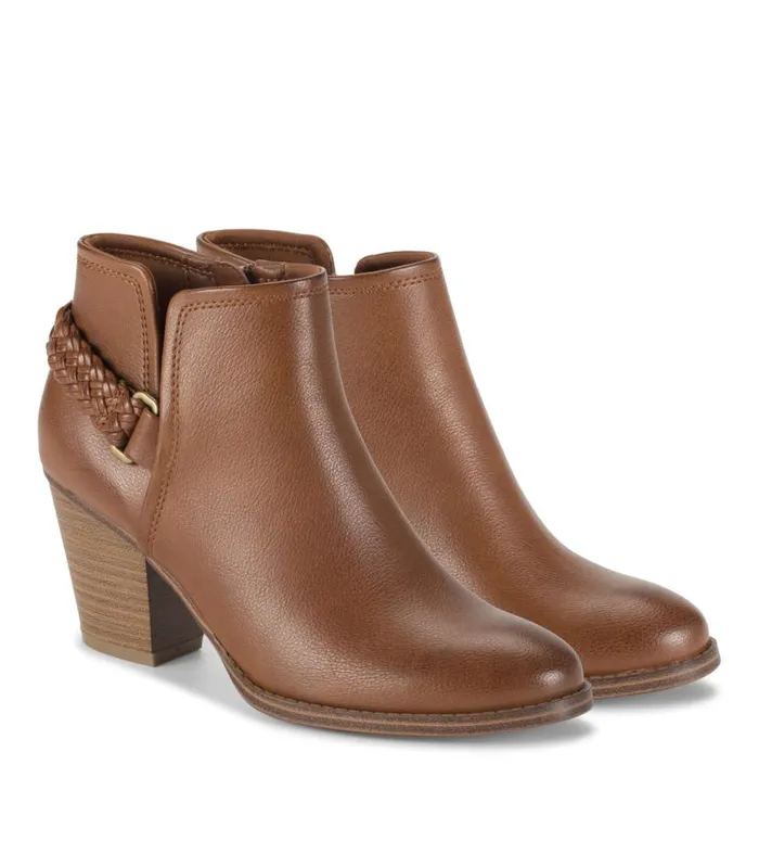 Women Baretraps Booties Charlotte Block Heel Bootie Walnut Women Baretraps Booties Charlotte Block Heel Bootie Walnut