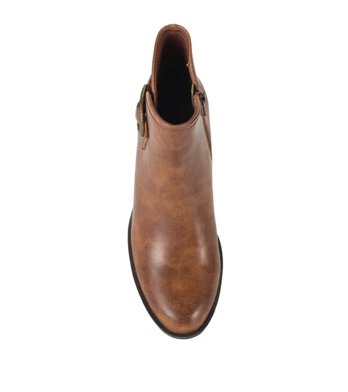 Women Baretraps Booties Christine Bootie Brown Women Baretraps Booties Christine Bootie Brown