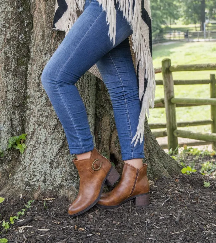 Women Baretraps Booties Christine Bootie Brown Women Baretraps Booties Christine Bootie Brown