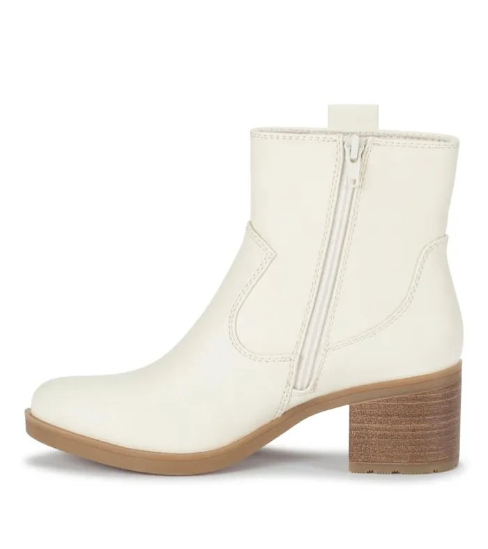 Women Baretraps Booties Covina Block Heel Bootie Cream Women Baretraps Booties Covina Block Heel Bootie Cream