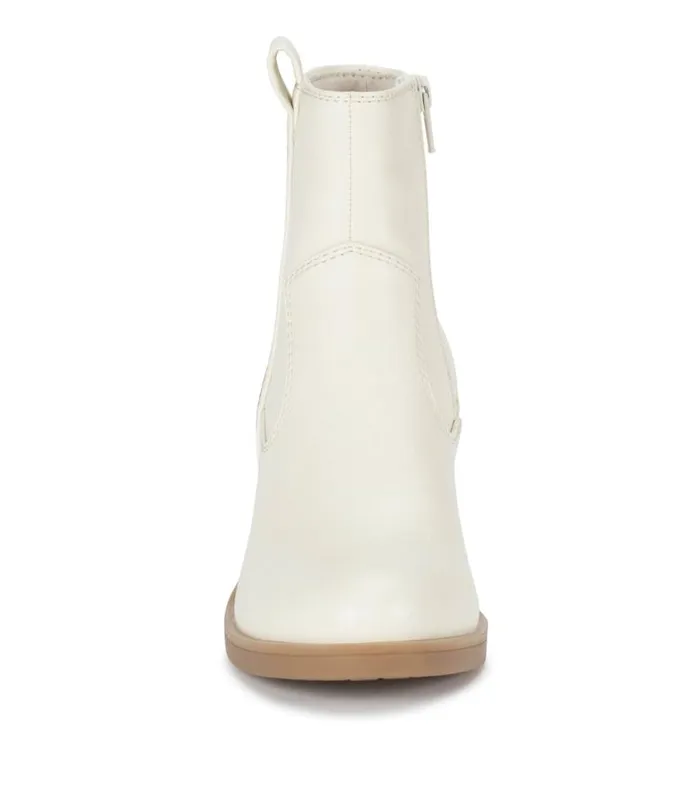 Women Baretraps Booties Covina Block Heel Bootie Cream Women Baretraps Booties Covina Block Heel Bootie Cream