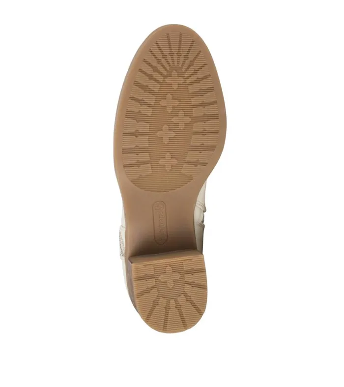 Women Baretraps Booties Covina Block Heel Bootie Cream Women Baretraps Booties Covina Block Heel Bootie Cream
