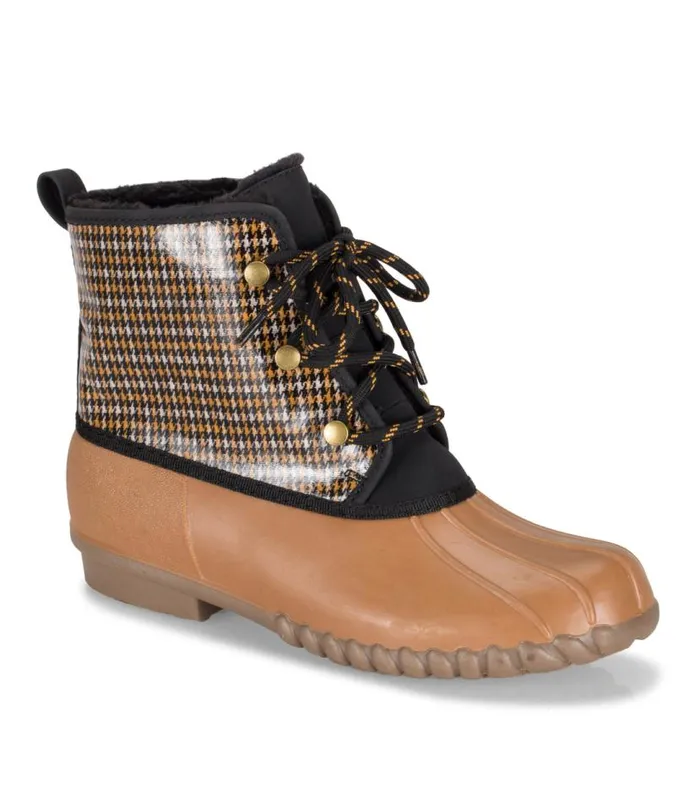 Women Baretraps Booties Fernanda Duck Boot Camel Multi