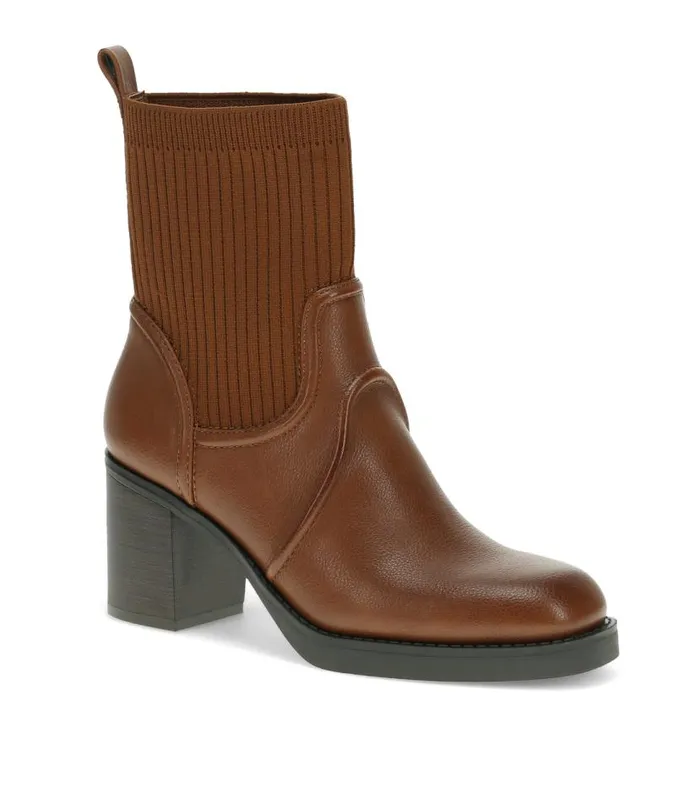 Women Baretraps Booties Galatia Heeled Midi Boot Walnut