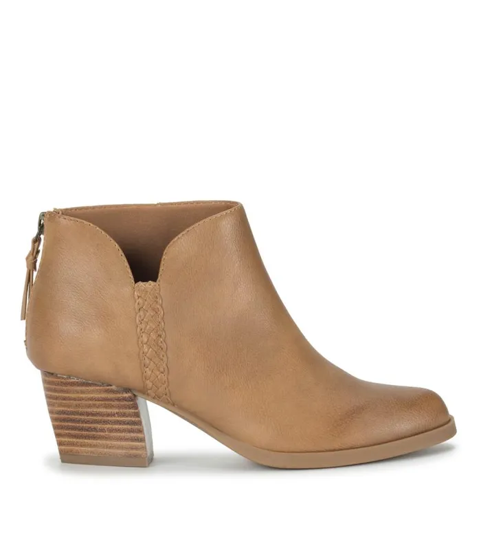 Women Baretraps Booties Lauryn Block Heel Ankle Bootie Salted Caramel Women Baretraps Booties Lauryn Block Heel Ankle Bootie Salted Caramel