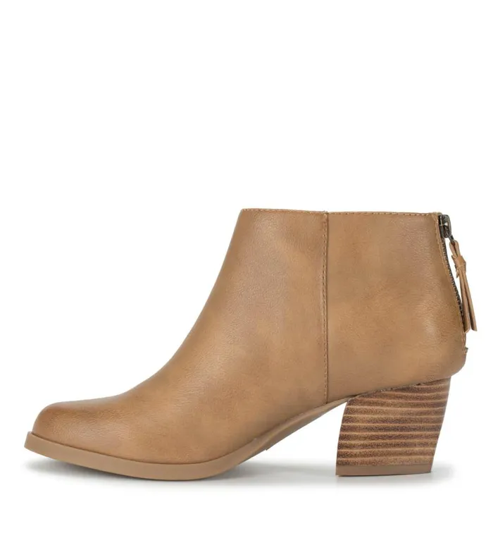 Women Baretraps Booties Lauryn Block Heel Ankle Bootie Salted Caramel Women Baretraps Booties Lauryn Block Heel Ankle Bootie Salted Caramel