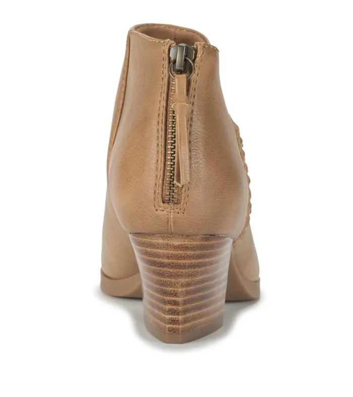 Women Baretraps Booties Lauryn Block Heel Ankle Bootie Salted Caramel Women Baretraps Booties Lauryn Block Heel Ankle Bootie Salted Caramel