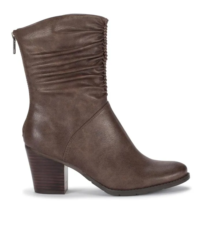 Women Baretraps Booties Leslie Block Heel Slouch Boot Dark Taupe Women Baretraps Booties Leslie Block Heel Slouch Boot Dark Taupe