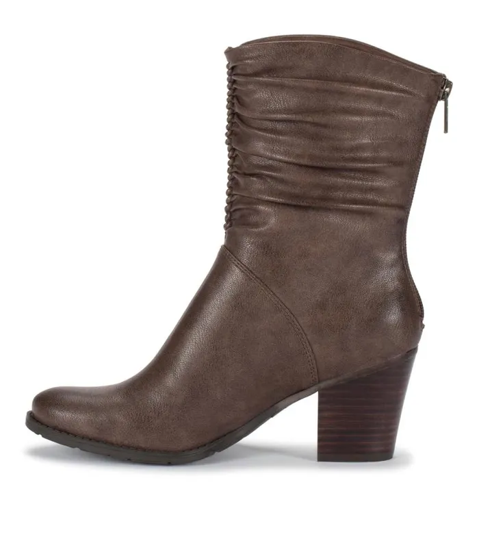 Women Baretraps Booties Leslie Block Heel Slouch Boot Dark Taupe Women Baretraps Booties Leslie Block Heel Slouch Boot Dark Taupe