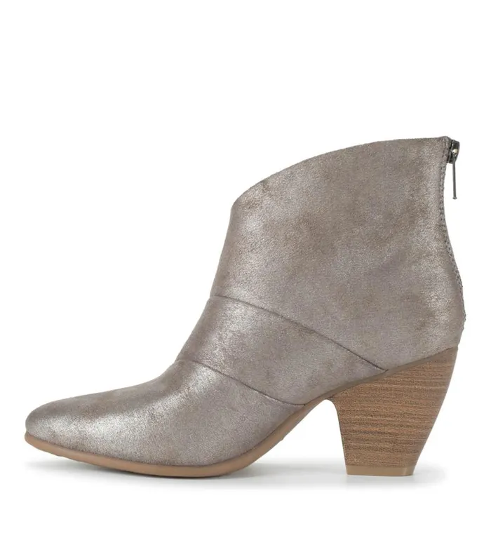 Women Baretraps Booties Liberty Block Heel Bootie Gunmetal Women Baretraps Booties Liberty Block Heel Bootie Gunmetal
